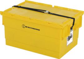 Contenitore di stoccaggio degli ioni di litio con materiale di riempimento antincendio, capacità 55 l