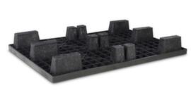 Pallet di plastica impilabile a 9 piedi