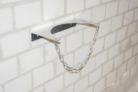 Bauer Supporto a parete per bombole di gas GWH con catena di sicurezza