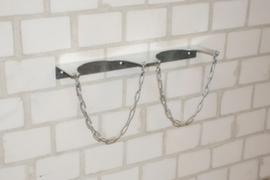 Bauer Supporto a parete per bombole di gas GWH con catena di sicurezza