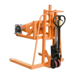 Bauer sollevatore per fusti FHR 600 F con prisma + cinghia di fissaggio, carico max. 300 kg