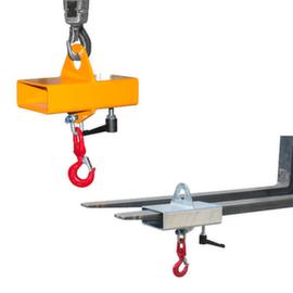 Bauer Attacco per gancio di carico con 1 o 2 tasche per forche