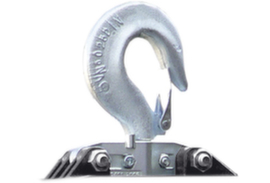 Sospensione a gancio per paranco elettrico a catena