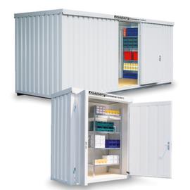 Säbu Contenitore per materiali isolati FLADAFI® con pavimento pronto per l'assemblaggio