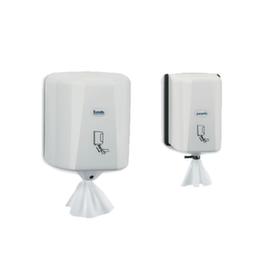 Distributore angolare di rotoli di asciugamani