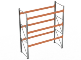 META Portapallet MULTIPAL per 12 pallet, 2870 mm di larghezza, 4 piani di stoccaggio