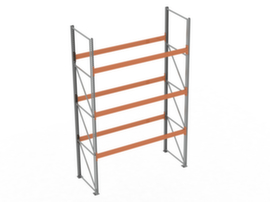 META Portapallet MULTIPAL per 12 pallet, 2870 mm di larghezza, 4 piani di stoccaggio