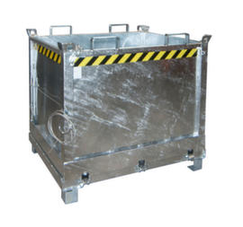 Contenitore a pavimento pieghevole a 3 ripiani fino a 2 m³