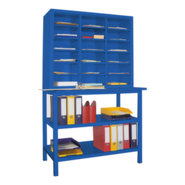 PAVOY Scaffale per posta e smistamento Basis con tavolo da lavoro