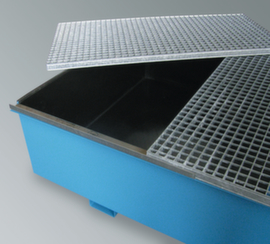 Fodera in PE per vaschetta raccogligocce, larghezza x profondità 810 x 820 mm