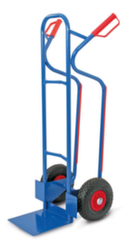 carrello con pattini Profi con ruote a prova di guasto, carico massimo 250 kg, gommatura in gomma