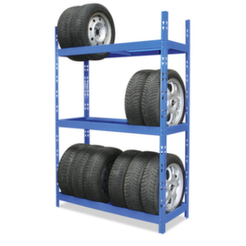 Portapneumatici, altezza x larghezza x profondità 1950 x 1300 x 500 mm, 3 piani