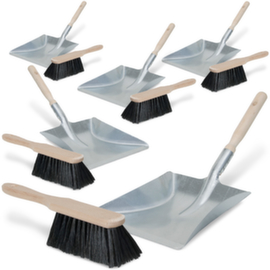 Set di spazzole a mano con setole in crine di cavallo, larghezza di pulizia 280 mm