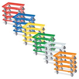 Set di carrelli portacasse con telaio ad angolo aperto