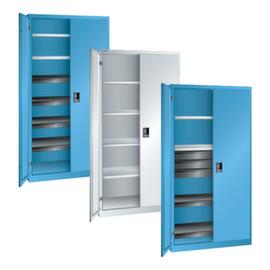 LISTA Armadio universale con ripiani e cassetti