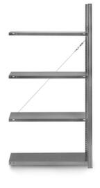 Scaffalatura senza viti ISIPACK© con 4 ripiani