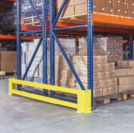 Barriera antiurto, guardrail singolo, altezza x larghezza 80 x 1660 mm