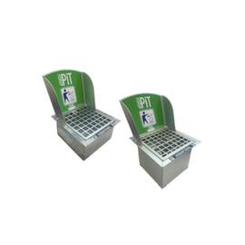 Posacenere a pavimento con scudo posteriore