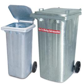 Cestino in lamiera d'acciaio per rifiuti a tenuta d'olio e antincendio