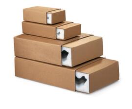 Scatola in schiuma alveolare a 1 parete