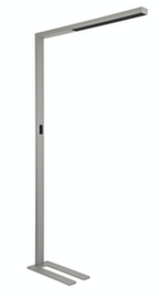 MAUL lampada da terra LED regolabile MAULsirius, luce da bianco freddo a bianco caldo, argento