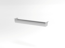 Vaschetta portacavi pieghevole per scrivania sit-stand