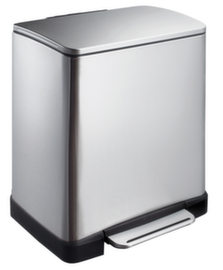 Cestino EKO E-Cube a pedale in acciaio inox EKO E-Cube con pedale extra largo