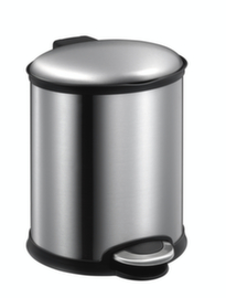 Cestino a pedale EKO Ellipse in acciaio inox spazzolato