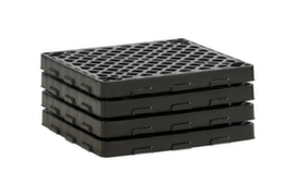 Cemo Set di griglie in PE per vassoio di raccolta, larghezza x profondità 600 x 600 mm