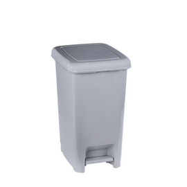 Cestino a pedale Slim grigio