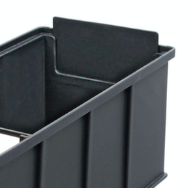 Fermo estraibile per scaffale