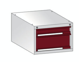 Cassettiera con 2 cassetti