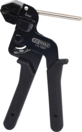 Pinza per fascette in acciaio inox con chiusura a sfera