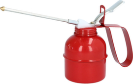 Lattina d'olio in metallo con pompa