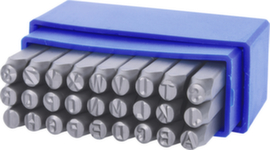 Set di timbri a rilievo per lettere