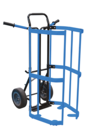 Carrello con ruote e barile