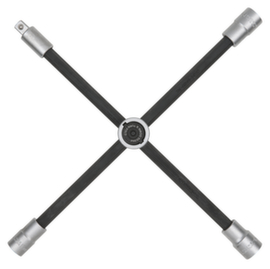 Chiave a croce per ruote con snodo per auto