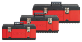 Set di cassette per attrezzi in lamiera di plastica