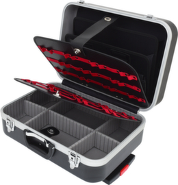 Valigia rigida in ABS con carrello telescopico