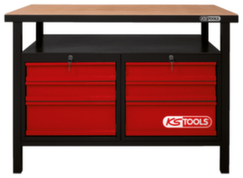 Banco da lavoro con 6 cassetti