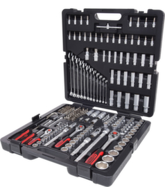 Set di chiavi a bussola 1/4"+3/8"+1/2"