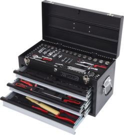 Set di utensili universali 1/4"+3/8" CHROMEplus