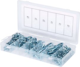 Assortimento di viti a gancio e ad occhio