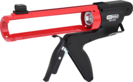 Pistola a cartuccia senza asta di spinta sporgente 310 ml