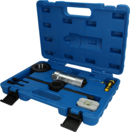 Attrezzo di montaggio per ammortizzatore con molla di arresto della tensione