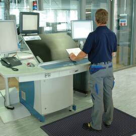 Tappeto anti-fatica con camere d'aria