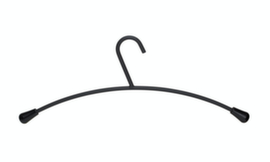 Appendiabiti in metallo di alta qualità con estremità in legno