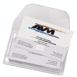 3L Office Products Tasca espositiva autoadesiva con patta di chiusura