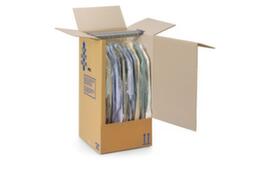 Scatola per abiti con asta porta abiti