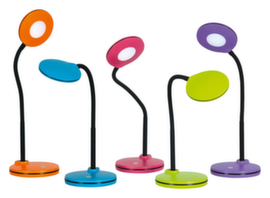 Hansa Lampada da tavolo a LED colorata Splash con collo d'oca